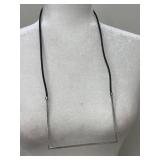 Sterling Silver Geometric Necklace Max's