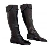 Vintage Alexander McQueen Leather Over-The-Knee Boots Size 37