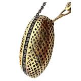 Sterling & 18K Mesh Pendant Necklace