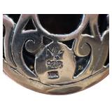 Vintage Sterling Silver Hammered Pendant NK 925