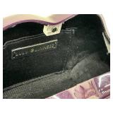 Lulu Guinness Purple Perspex Lips Clutch