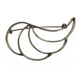 Vintage Mexico Sterling Silver Modernist Brooch