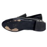 Balenciaga Patent Leather Studded Accent Loafers Size 37.5