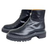 Proenza Schouler Like New Leather Zip-Up Booties Size 37