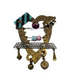 Vintage Thomas Mann Techno Romantic Memphis Brooch