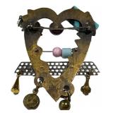 Vintage Thomas Mann Techno Romantic Memphis Brooch
