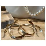 Pearl Jewelry & Sterling Silver Earrings (Lot of 4)