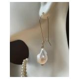 Pearl Jewelry & Sterling Silver Earrings (Lot of 4)