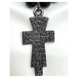 Deakin & Francis Sterling Silver King Arthur Cross Prayer Beads Chotki