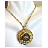 Vintage Jowissa Watch Pendant Necklace 30in Chain