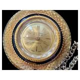 Vintage Jowissa Watch Pendant Necklace 30in Chain