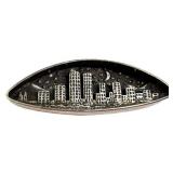 Sterling Skyline Brooch Pin