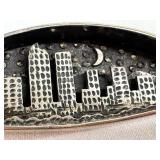 Sterling Skyline Brooch Pin