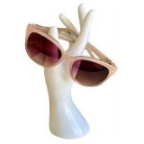 Guess Sunglasses Pink Translucent Frame