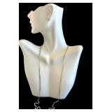 Sterling Silver Box Chain Necklace 23 in