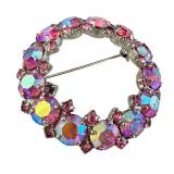Vintage Rhinestone Brooch Trio Sterling & Austria