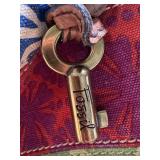 Vintage Fossil Artisan Boho Patchwork Tote Hobo Bag