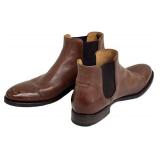 Liberto Fasciani Handmade Leather Chelsea Boots Size 37