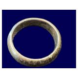 Vintage Sterling Silver Ring & Screw Back Earrings Set
