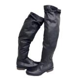 Dusica Sacks Italian Leather Knee High Boots Size 37.5
