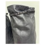 Dusica Sacks Italian Leather Knee High Boots Size 37.5