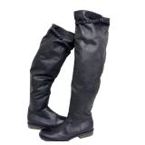 Dusica Sacks Italian Leather Knee High Boots Size 37.5