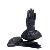 Carlos Falchi Leather Gloves
