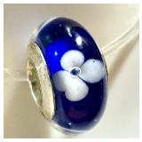 Pandora Murano Glass Sterling Silver Charm