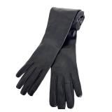 Carolina Amato Lambskin Leather Gloves Size 7