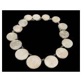Unmarked Disc Necklace 18in