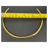 Alexis Bittar Thin Collar Necklace 14K Gold-Plated Brass