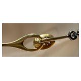 Two Tone Necklace with 18K Gold