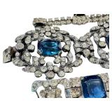 Vintage Rhinestone Bracelet for Repair 7.25 in