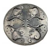 Silver Brooch - Hallmarked Bmf Pierced