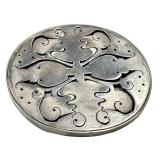Silver Brooch - Hallmarked Bmf Pierced