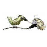Les Cylinder Handcrafted Brooch