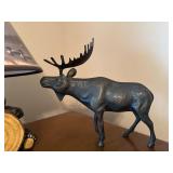 Lot of Cabin Lodge Decor Bear Lamp Moose Figurine Beer Coaster