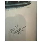 Pair of Dale Earnhardt Framed Racing Art Prints 13.5 x 16