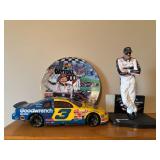 Dale Earnhardt Sr NASCAR Collectibles Plate Figurine Diecast Car Lot