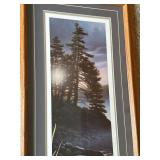 Pierce Sunlit Silence Framed Limited Edition Wildlife Print 17x41
