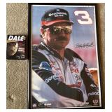 Dale Earnhardt Framed Poster & DALE Limited Edition DVD Tin Set