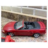 Set of 4 1/18 Scale Diecast Sports Cars Mustang Cobra Viper