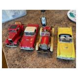 Diecast Classic Car Model Collection w/ Amoco Gas Pump Display Lot