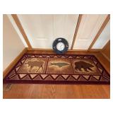 First Time Manufacturing Territory Trail Wildlife Wall Clock