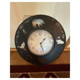 First Time Manufacturing Territory Trail Wildlife Wall Clock
