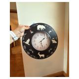 First Time Manufacturing Territory Trail Wildlife Wall Clock