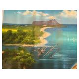 Lot of Tropical Scenic Art Prints Cruise Ship Island Beach Decor