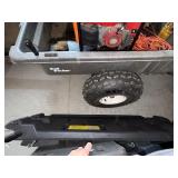 Trail Tracker Poly Tow-Behind Dump Cart Utility Trailer w/ Tailgate
