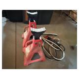 Allied 6 Ton Jack Stands with Jumper Cables Automotive Garage Lot
