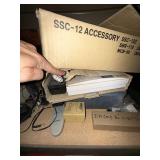 Box Lot of Assorted Electronics, Remote Controls & Lighting Parts